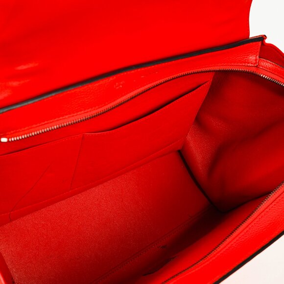 Celine Trapeze Medium in Orange Leather and Suede - Picture 14 of 14